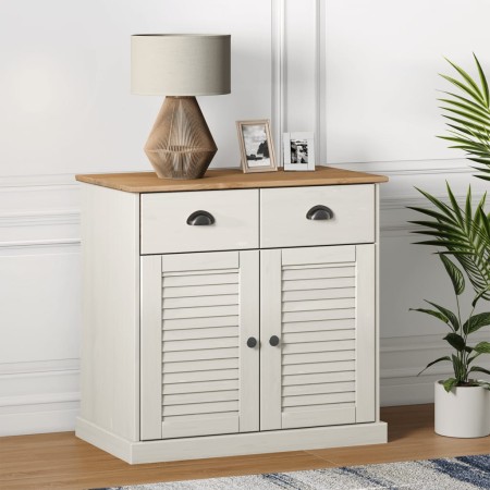 VIGO sideboard with drawers solid white pine wood 78x40x75 cm by vidaXL, Sideboards - Ref: Foro24-353203, Price: 175,37 €, Di...