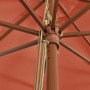 Garden umbrella with terracotta wooden pole 400x273 cm by vidaXL, Umbrellas - Ref: Foro24-363180, Price: 112,43 €, Discount: %