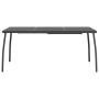 Mesa de jardín malla de acero gris antracita 165x80x72 cm de vidaXL, Mesas de jardín - Ref: Foro24-362734, Precio: 116,99 €, ...