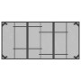 Mesa de jardín malla de acero gris antracita 165x80x72 cm de vidaXL, Mesas de jardín - Ref: Foro24-362734, Precio: 116,99 €, ...