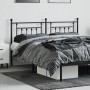 Cabecero de metal negro 180 cm de vidaXL, Cabeceros y pies de cama - Ref: Foro24-353573, Precio: 57,97 €, Descuento: %