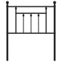 Cabecero de metal negro 75 cm de vidaXL, Cabeceros y pies de cama - Ref: Foro24-353563, Precio: 28,37 €, Descuento: %