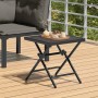 Folding garden table, anthracite gray steel mesh, 38x38x38 cm. by vidaXL, Garden tables - Ref: Foro24-362766, Price: 52,77 €,...