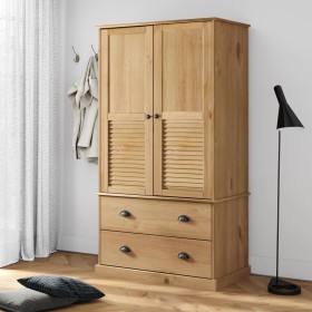 VIGO solid pine wood wardrobe 90x55x176 cm by vidaXL, Wardrobes - Ref: Foro24-353163, Price: 375,73 €, Discount: %