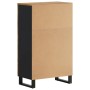 Aparador con cajón hierro y madera maciza mango 60x33x100 cm de vidaXL, Aparadores - Ref: Foro24-352936, Precio: 185,26 €, De...