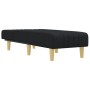 Black fabric divan sofa by vidaXL, Daybeds - Ref: Foro24-352824, Price: 147,85 €, Discount: %