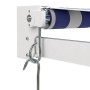 Toldo retráctil aluminio y tela azul y blanco 4,5x3 m de vidaXL, Toldos - Ref: Foro24-3154424, Precio: 367,99 €, Descuento: %