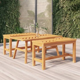 Couchtisch aus massivem Akazienholz, 100 x 50 x 45 cm von vidaXL, Gartentische - Ref: Foro24-362233, Preis: 81,99 €, Rabatt: %