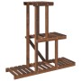 Solid fir wood flower stand 81x25x75.5 cm by vidaXL, Pot stands - Ref: Foro24-362871, Price: 33,81 €, Discount: %