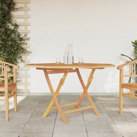 Folding garden table solid teak wood 110x110x75 cm by vidaXL, Garden tables - Ref: Foro24-362617, Price: 160,39 €, Discount: %