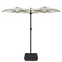 Sand white double parasol 316x240 cm by vidaXL, Umbrellas - Ref: Foro24-362961, Price: 135,46 €, Discount: %