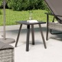 Mesa de jardín de acero gris antracita 34x34x38 cm de vidaXL, Conjuntos de jardín - Ref: Foro24-362809, Precio: 38,12 €, Desc...