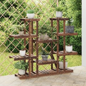 Solid spruce wood flower stand 110x25x110.5 cm by vidaXL, Pot stands - Ref: Foro24-362857, Price: 78,47 €, Discount: %