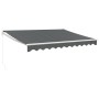 Toldo retráctil aluminio y tela gris antracita 3x2,5 m de vidaXL, Toldos - Ref: Foro24-3154436, Precio: 273,70 €, Descuento: %