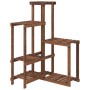 Solid fir wood flower stand 62.5x61.5x101.5 cm by vidaXL, Pot stands - Ref: Foro24-362883, Price: 77,94 €, Discount: %