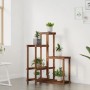 Solid fir wood flower stand 62.5x61.5x101.5 cm by vidaXL, Pot stands - Ref: Foro24-362883, Price: 77,94 €, Discount: %