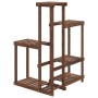 Solid fir wood flower stand 62.5x61.5x101.5 cm by vidaXL, Pot stands - Ref: Foro24-362883, Price: 77,94 €, Discount: %