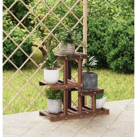 Solid spruce wood flower stand 58x25x51 cm by vidaXL, Pot stands - Ref: Foro24-362869, Price: 34,99 €, Discount: %