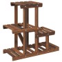 Solid spruce wood flower stand 58x25x51 cm by vidaXL, Pot stands - Ref: Foro24-362869, Price: 34,17 €, Discount: %