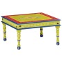 Mesa de centro madera maciza de mango verde pintada a mano de vidaXL, Mesas de centro - Ref: Foro24-353764, Precio: 55,28 €, ...