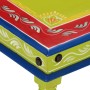 Mesa de centro madera maciza de mango verde pintada a mano de vidaXL, Mesas de centro - Ref: Foro24-353764, Precio: 55,28 €, ...