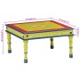 Mesa de centro madera maciza de mango verde pintada a mano de vidaXL, Mesas de centro - Ref: Foro24-353764, Precio: 55,28 €, ...