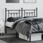 Black metal headboard 135 cm by vidaXL, Headboards and footboards - Ref: Foro24-353569, Price: 45,57 €, Discount: %