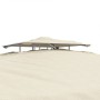 Gazebo with double cream fabric roof 3x3x2.68 m by vidaXL, Tents and gazebos - Ref: Foro24-362628, Price: 113,98 €, Discount: %