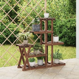 Solid fir wood flower stand 95x25x96 cm by vidaXL, Pot stands - Ref: Foro24-362879, Price: 61,99 €, Discount: %