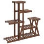 Solid fir wood flower stand 95x25x96 cm by vidaXL, Pot stands - Ref: Foro24-362879, Price: 61,99 €, Discount: %