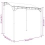 Steel and cream-colored fabric awning, 2x2.3 m, 180 g/m². by vidaXL, Tents and gazebos - Ref: Foro24-362391, Price: 183,16 €,...