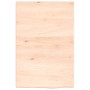 Estante de pared madera maciza de roble sin tratar 40x60x2 cm de vidaXL, Estantes y estanterías - Ref: Foro24-363515, Precio:...