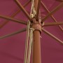 Garden umbrella with burgundy red wooden pole 400x273 cm by vidaXL, Umbrellas - Ref: Foro24-363179, Price: 126,00 €, Discount: %