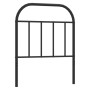 Black metal headboard 75 cm by vidaXL, Headboards and footboards - Ref: Foro24-353661, Price: 23,90 €, Discount: %