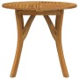 Solid acacia wood garden table Ø85 cm by vidaXL, Garden tables - Ref: Foro24-363302, Price: 129,99 €, Discount: %