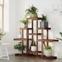 Soporte para flores madera maciza abeto 110x25x96 cm de vidaXL, Soportes para macetas - Ref: Foro24-362849, Precio: 57,17 €, ...