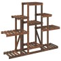 Soporte para flores madera maciza abeto 110x25x96 cm de vidaXL, Soportes para macetas - Ref: Foro24-362849, Precio: 57,17 €, ...