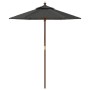 Garden umbrella with anthracite gray wooden pole 196x231 cm by vidaXL, Umbrellas - Ref: Foro24-363161, Price: 49,51 €, Discou...