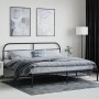 Bed frame with black metal headboard 193x203 cm by vidaXL, Beds and slatted bases - Ref: Foro24-353641, Price: 120,00 €, Disc...