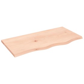 Untreated solid oak wood wall shelf 80x40x2 cm by vidaXL, Shelves and shelves - Ref: Foro24-363545, Price: 51,99 €, Discount: %