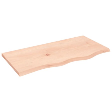 Untreated solid oak wood wall shelf 80x40x2 cm by vidaXL, Shelves and shelves - Ref: Foro24-363545, Price: 51,73 €, Discount: %