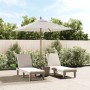 Sand-colored wooden pole garden umbrella 198x198x231 cm by vidaXL, Umbrellas - Ref: Foro24-363183, Price: 63,99 €, Discount: %