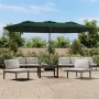 Doppelter grüner Regenschirm 449x245 cm von vidaXL, Sonnenschirme - Ref: Foro24-362946, Preis: 158,91 €, Rabatt: %