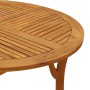 Solid acacia wood garden table Ø110 cm by vidaXL, Garden tables - Ref: Foro24-363303, Price: 258,50 €, Discount: %