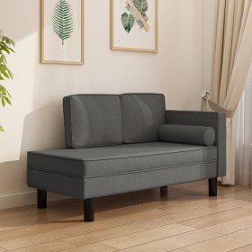 Divan sofa with cushions and pillow in dark gray fabric by vidaXL, Daybeds - Ref: Foro24-355019, Price: 193,99 €, Discount: %