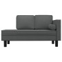 Diwansofa mit Kissen und Kissen aus dunkelgrauem Stoff von vidaXL, Tagesbetten - Ref: Foro24-355019, Preis: 193,77 €, Rabatt: %