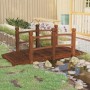 Gartenbrücke mit Tannenholzgeländer 150x67x56cm von vidaXL, Gartenbrücken - Ref: Foro24-363356, Preis: 128,03 €, Rabatt: %