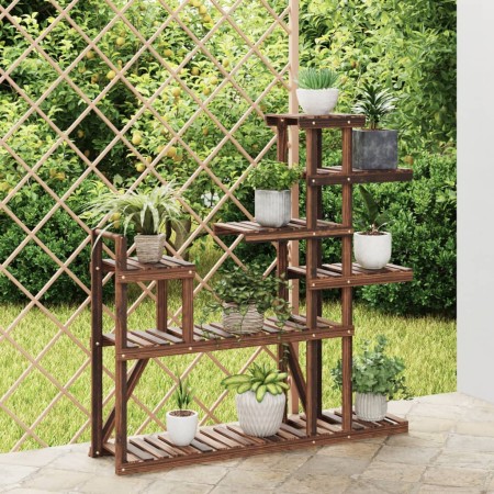 Solid fir wood flower stand 110x25x111 cm by vidaXL, Pot stands - Ref: Foro24-362867, Price: 83,95 €, Discount: %