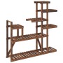 Solid fir wood flower stand 110x25x111 cm by vidaXL, Pot stands - Ref: Foro24-362867, Price: 83,95 €, Discount: %