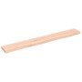 Untreated solid oak wood wall shelf 80x10x2 cm by vidaXL, Shelves and shelves - Ref: Foro24-363536, Price: 17,90 €, Discount: %